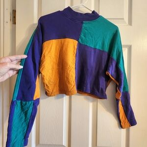 The Limited Multicolor Med Cropped Top